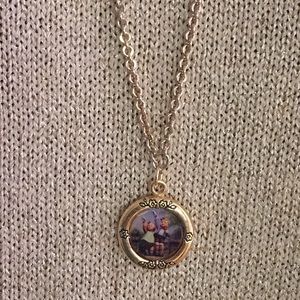 M.L.Hummel Danbury mint necklace- pearls are faux